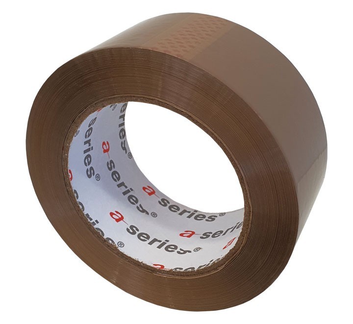 rollo precinto pp 50mmx132m marron