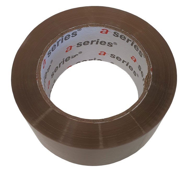 rollo precinto pp 50mmx132m marron