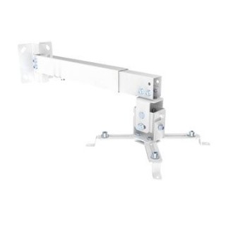soporte de proyector equip inclinable para techo o pared 430 650mm hasta 20kgs color blanco