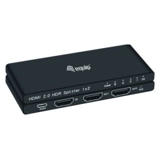 splitter hdmi 2.0 ultraslim 2 puertos equip
