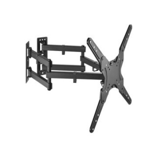 soporte de pared orientable equip para pantalla de 23"   55" doble brazo articulado
