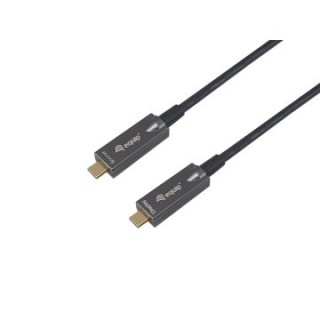 cable usb c a usb c 10m equip 119462 activo optico 60w 4k 10gbps