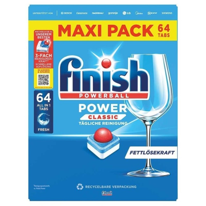pack 64 caps. finish power classic