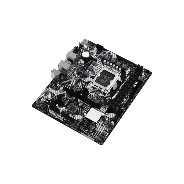 asrock asrock b760m hdv/m.2 d4 intel b760 lga 1700 micro atx