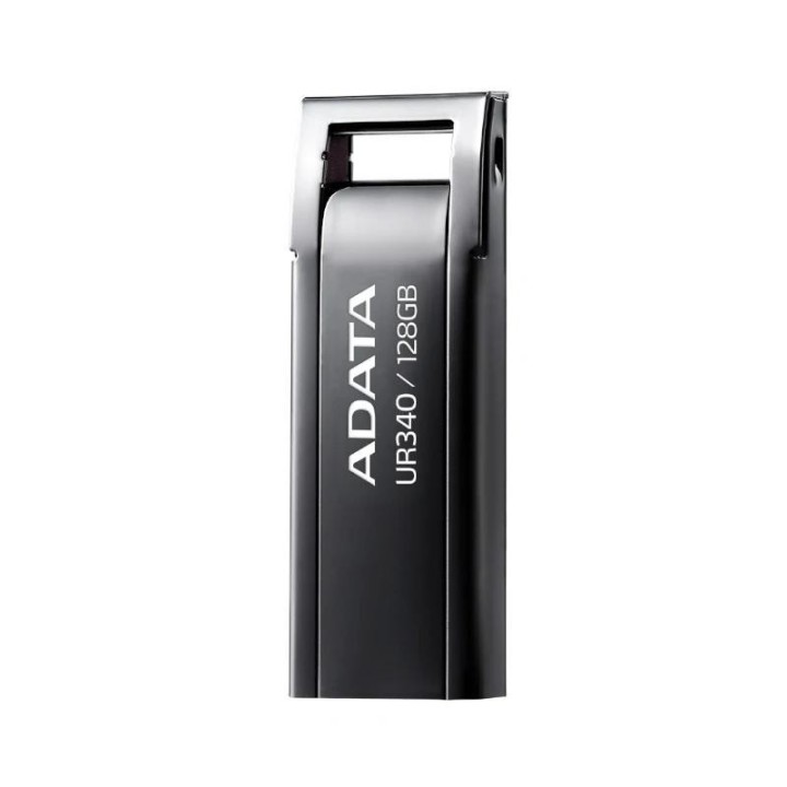 adata lapiz usb ur340 128gb usb 3.2 metal black