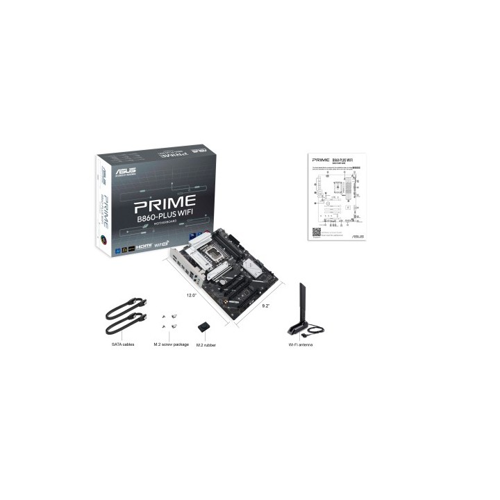 asus asus prime b860 plus wifi intel b860 lga 1851  socket v1  atx