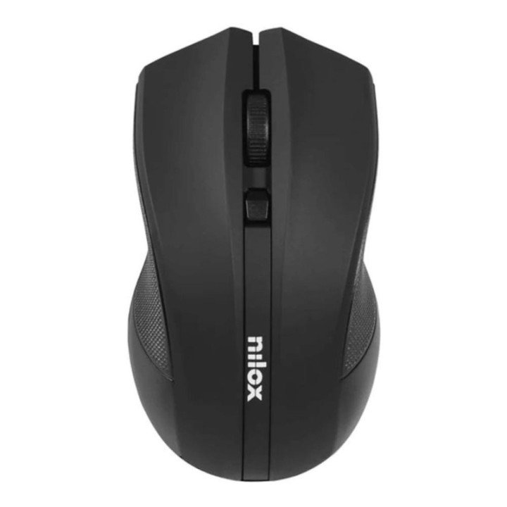nilox mouse raton nilox mowi1001 wireless inalambrico 1600 dpi negro