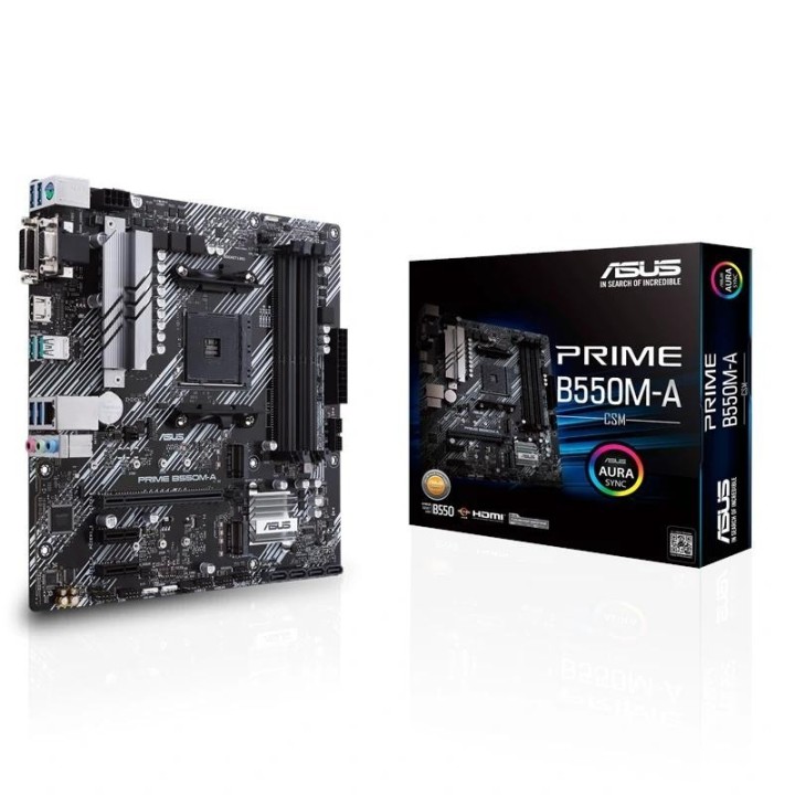 asus placa base prime b550m a/csm  matx am4