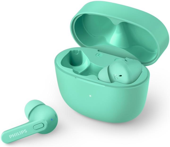 auriculares philips tat2206gr/00 true wireless verde microfono bt