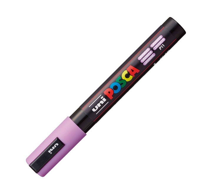rotulador uni ball posca pc5m 1.8 2.5mm lavanda