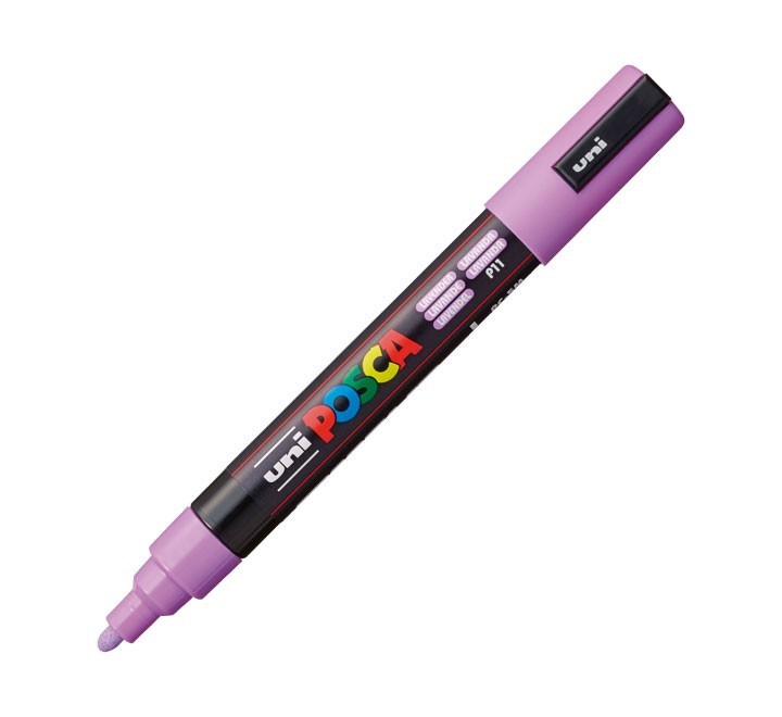 rotulador uni ball posca pc5m 1.8 2.5mm lavanda