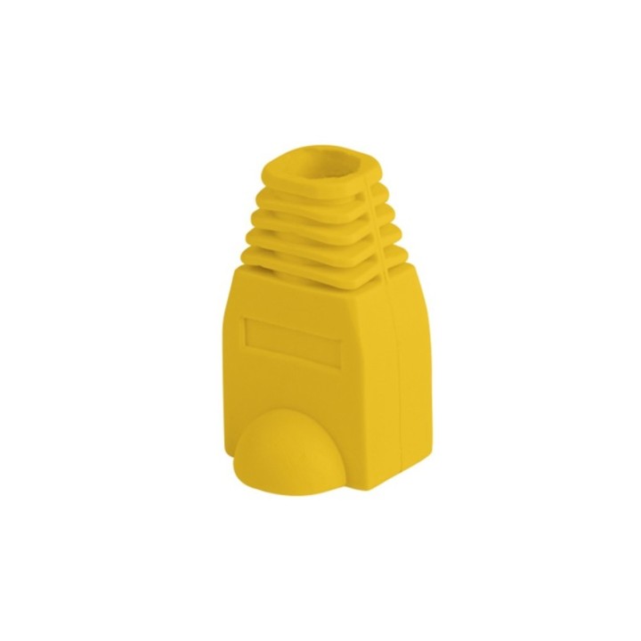 lanberg funda protectora  lanberg plb   1000   y para conector rj45 pack de 100 unidades amarillo