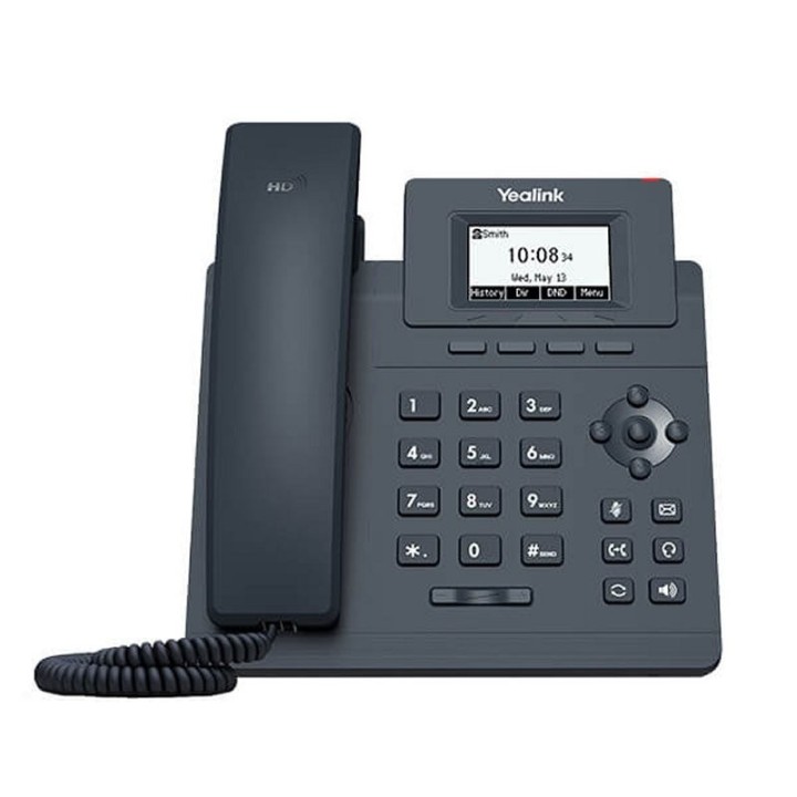 yealink sip t30p  1 cuenta, con poe, sin psu