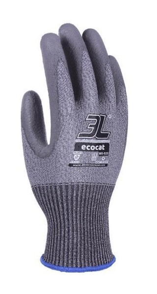 guantes seg. mecanico 3l ecocat t.7 wx 023 pack  12 unidades