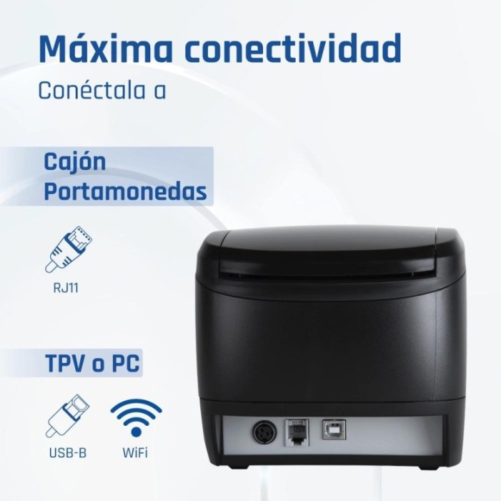 iggual impresora t?rmica tp easy 80 usb+rj11 wifi