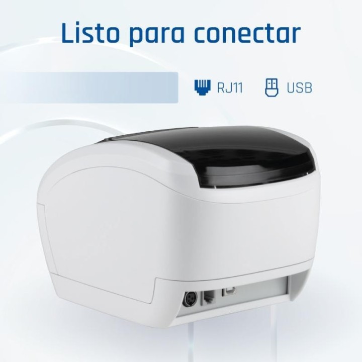 iggual impresora t?rmica tp easy 80w usb+rj11 blan