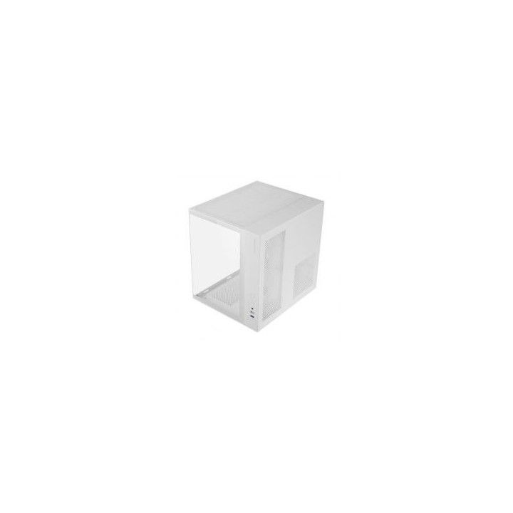 mars gaming caja ordenador mars gaming mcvonew atx frgb cristal templado blanca