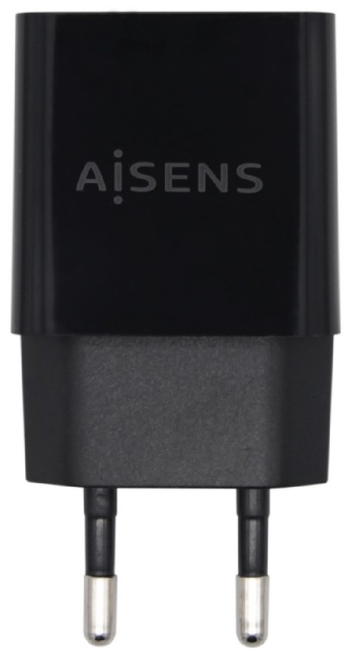 cargador usb aisens 10w alta eficiencia 5v 2a negro
