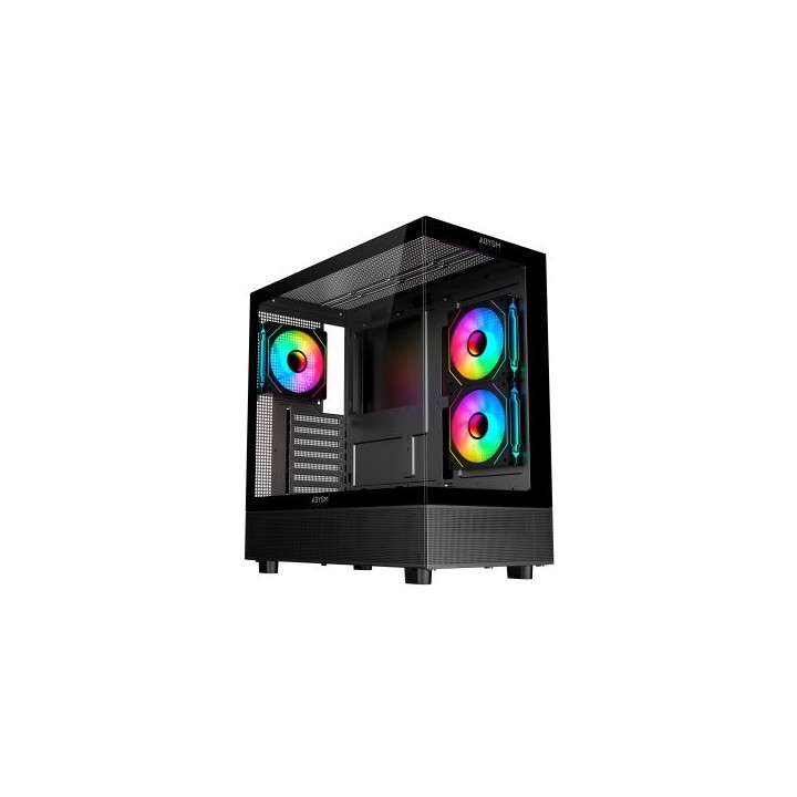 caja atx abysm danube sava h400 prime black 2x3.5" 1x2.5" 2xusb3.0 1xusb c gpu max 410mm n