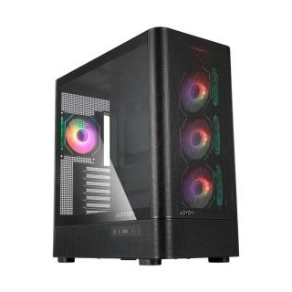 caja atx abysm danube sava h500 ii air black 2x3.5" 3x2.5" 2xusb3.0 1xusb c gpu 400mm