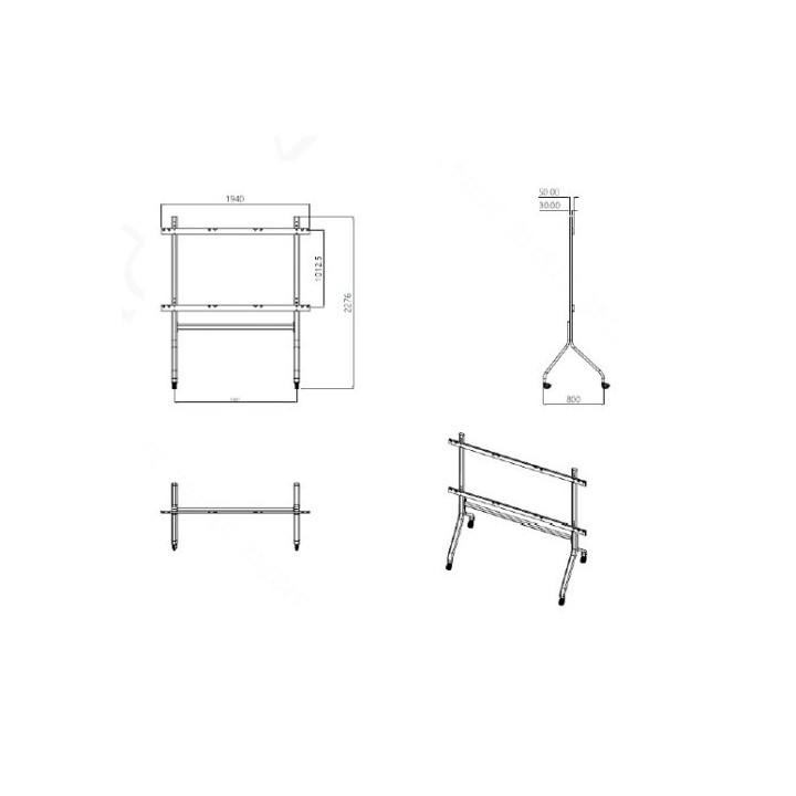 dahua  dhi pkc ms1e  dahua av soporte de suelo para dhi phmia135 ac
