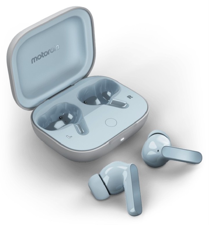 auriculares motorola moto buds blue microfono bt