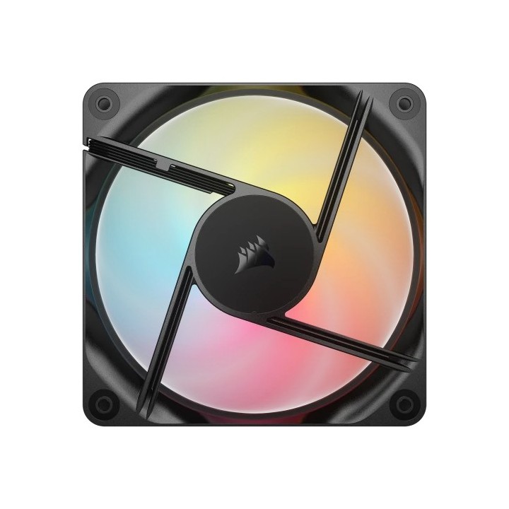 corsair corsair rs120 r argb carcasa del ordenador ventilador 12 cm negro 3 pieza s