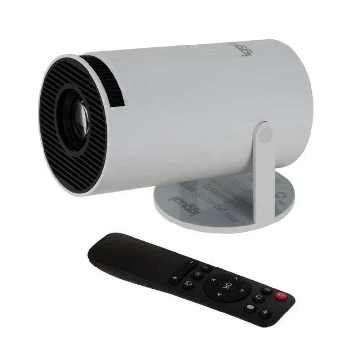 iggual pack mini proyector + pantalla 120" plegabl