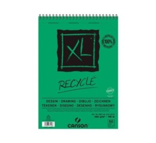bloc dibujo canson xl recycled fino a4 50h 160gr