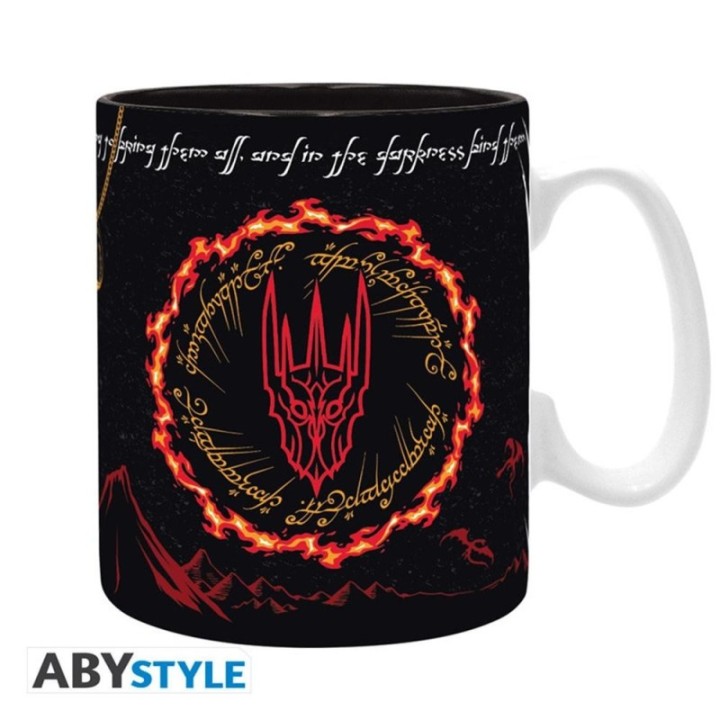 abystyle taza abystyle el se?or de los anillos sauron 460ml