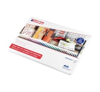 caja metal 40un rotuladores surt. edding 1300 40 s