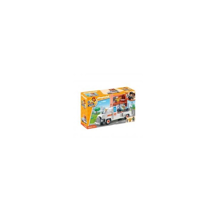 playmobil playmobil duck on call camion ambulancia