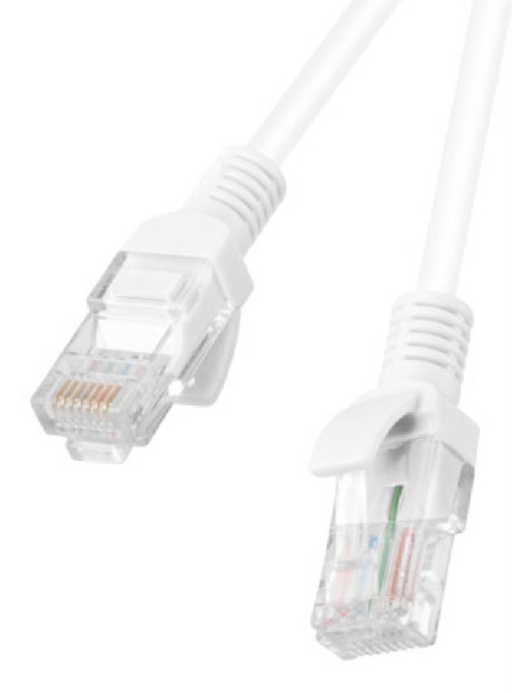 cable red lanberg latiguillo cat.6 utp 2m blanco fluke passed