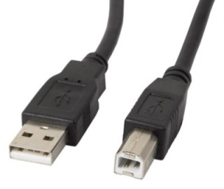 cable lanberg impresora usb macho a usb macho con ferrita negro 1 m