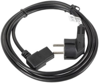 cable de alimentacion lanberg schuko cee 7/7 a iec320 c13 acodado 3m