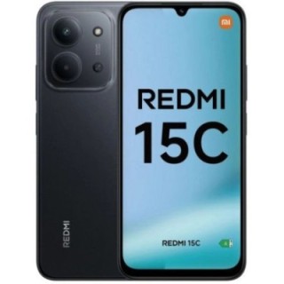 smartphone xiaomi redmi 15c nfc 6,90" 4g hd+ dualsim hd+ 120hz 4gb/128gb midnight black