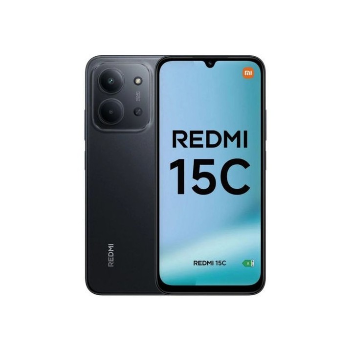 smartphone xiaomi redmi 15c nfc 6,90" 4g hd+ dualsim hd+ 120hz 4gb/128gb midnight black