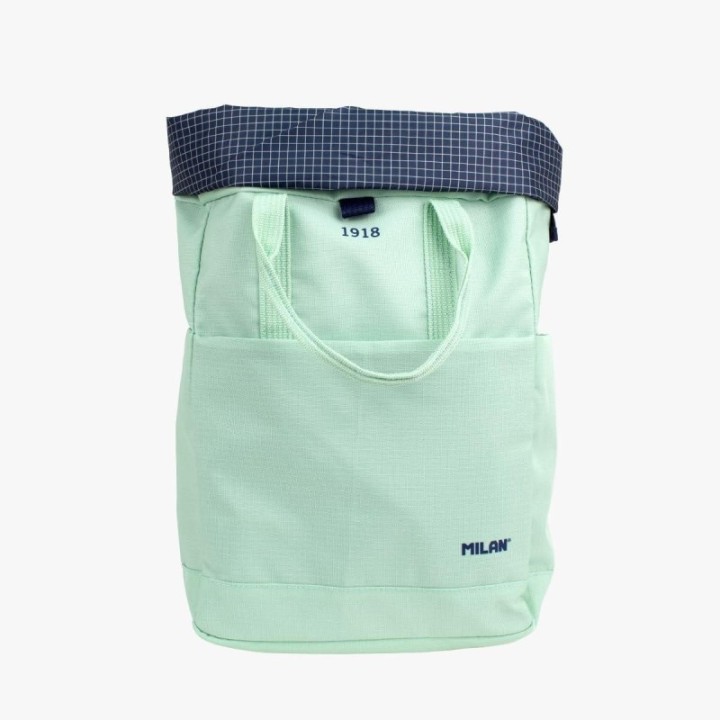 mochila urbana milan enrollable s.1918 verde
