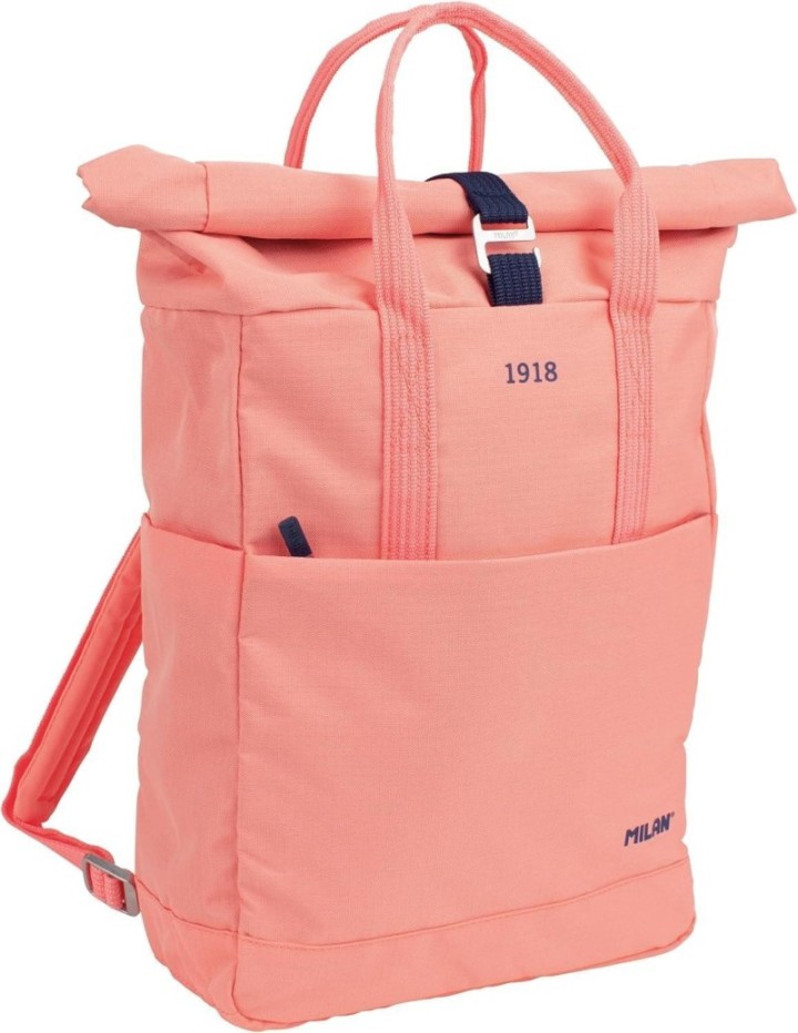 mochila urbana milan enrollable s.1918 rosa