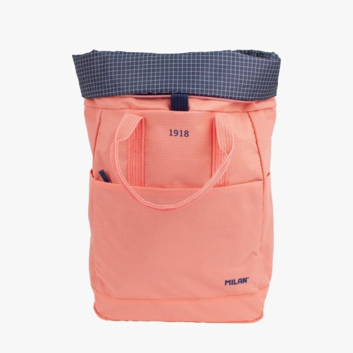 mochila urbana milan enrollable s.1918 rosa