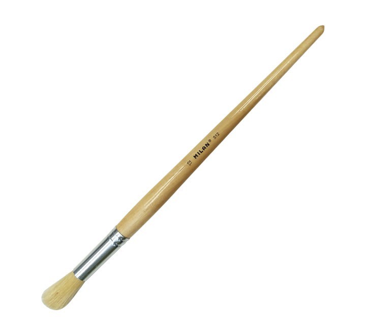 pincel milan 512 p.conica m.largo no12 80352