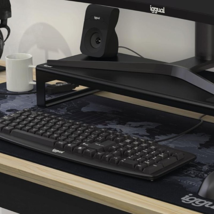 iggual teclado usb est?ndar ck basic 105t negro