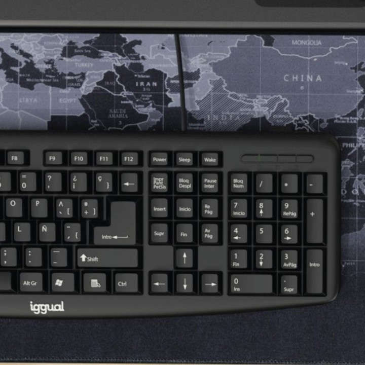 iggual teclado usb est?ndar ck basic 105t negro