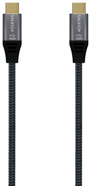 cable aisens usb 3.2 gen2x2 alu 20gbps 8k30hz 5a 100w usb c 1.5m