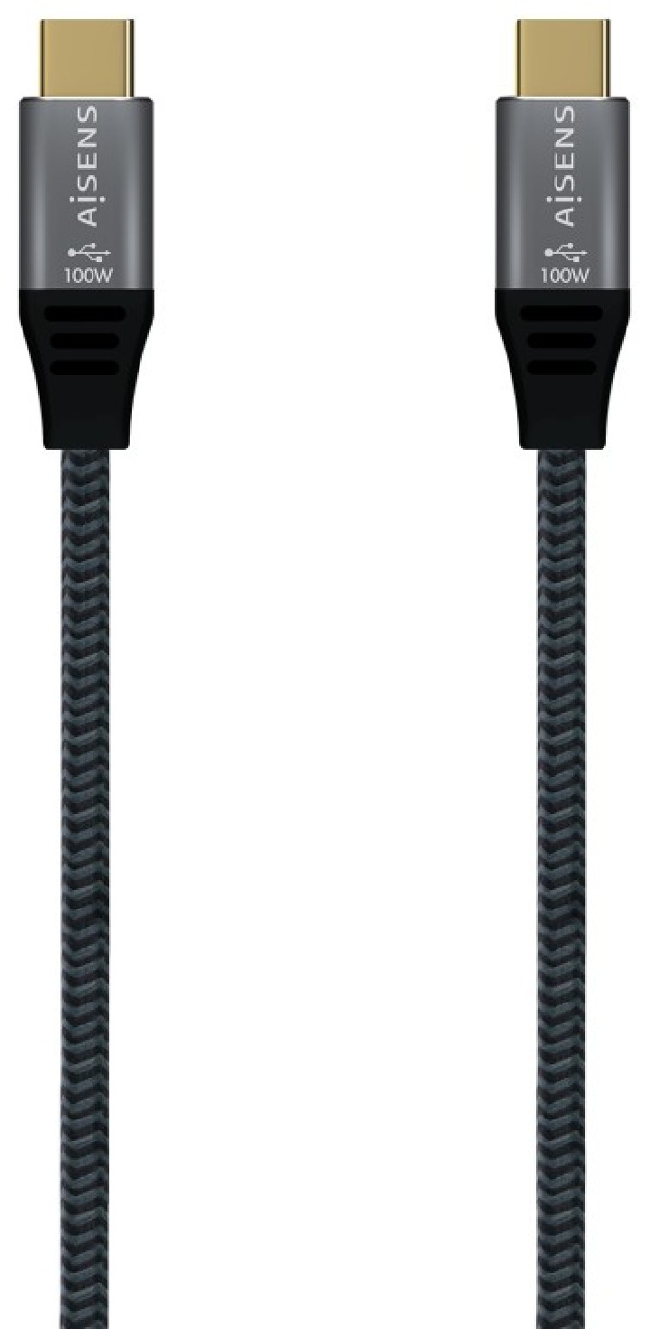 cable aisens usb 3.2 gen2x2 alu 20gbps 8k30hz 5a 100w usb c 1.5m