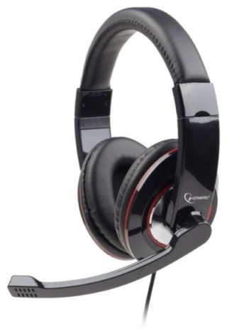 auricular gembird mhs u 001 negro microfono alambrico usb