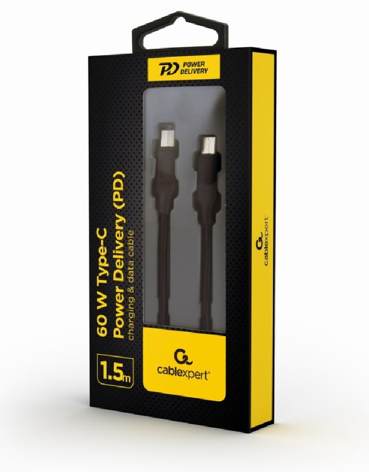 cable usb gembird tipo c 2.0 macho macho 1,5m
