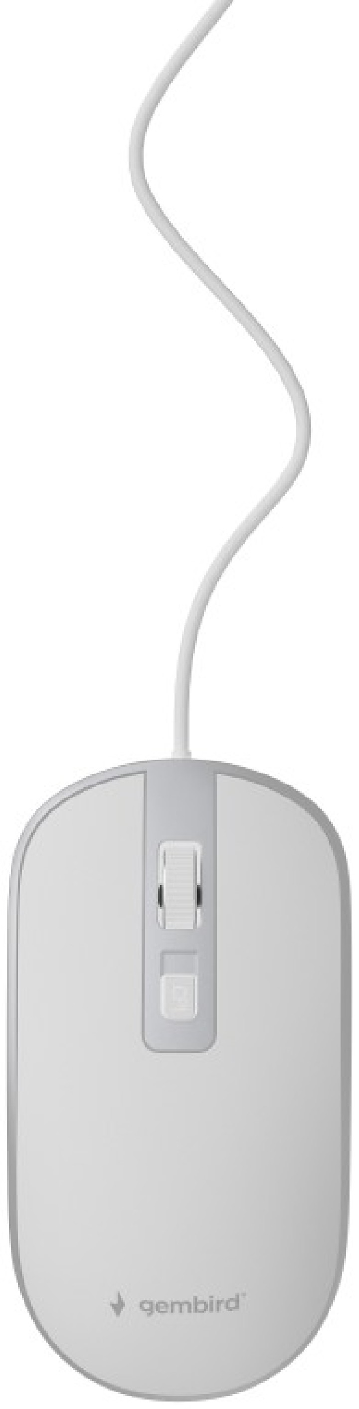 raton gembird mus 4b 06 ws optical 1200 dpi white silver usb