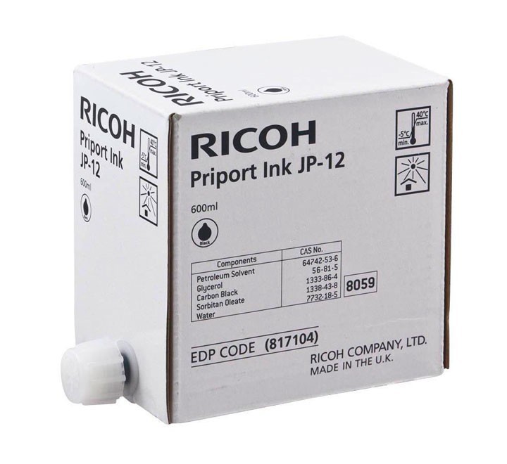 pack tinta ricoh original jp 1210 negro 1x5