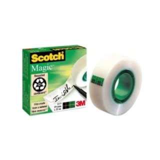 scotch rollo cinta invisible 19mm x 66m magiccaja carton 810/1966 scoth 7100027117